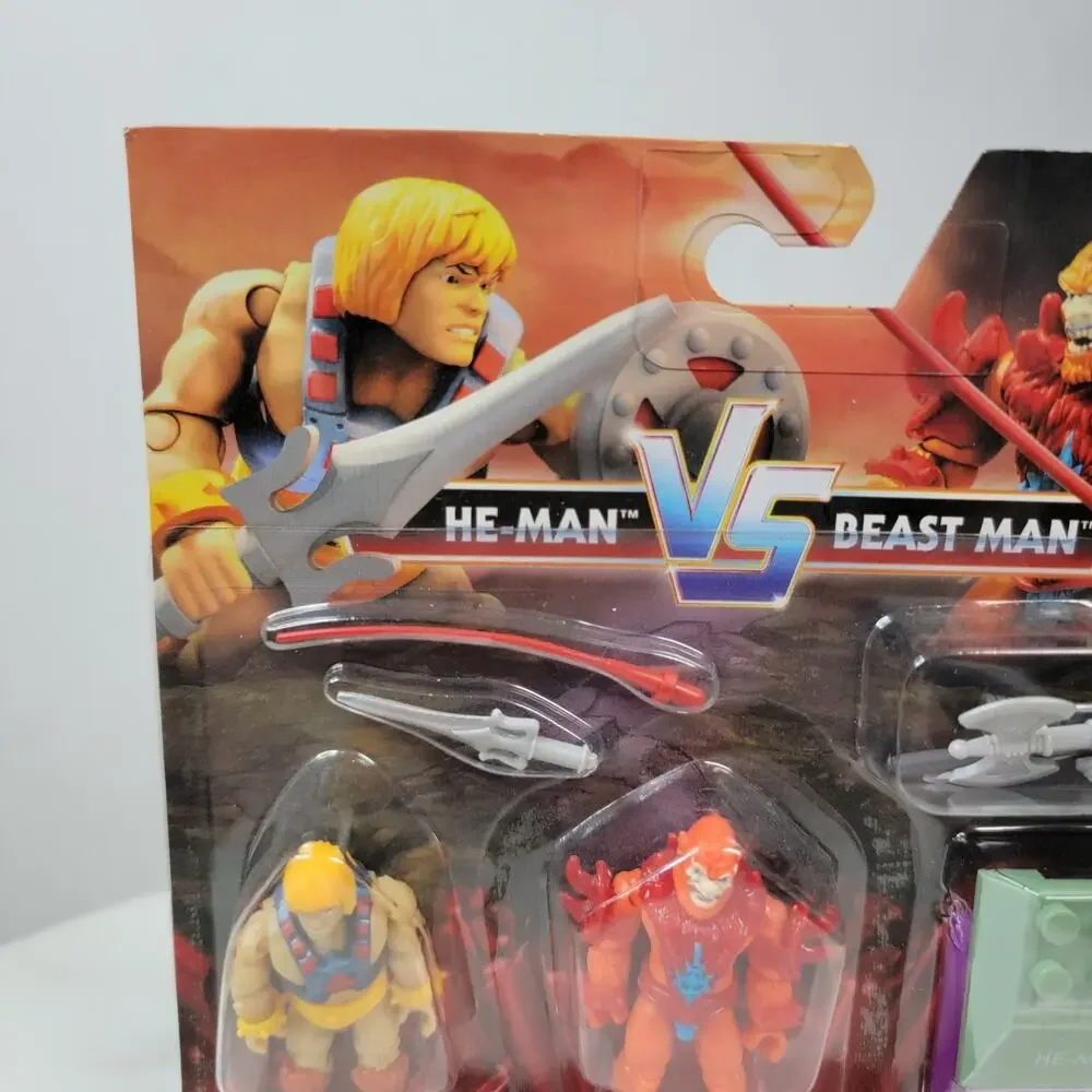 Mega Construx Masters Of The Universe He-Man vs Beast Man NEW MOTU BLOKS LEGO
